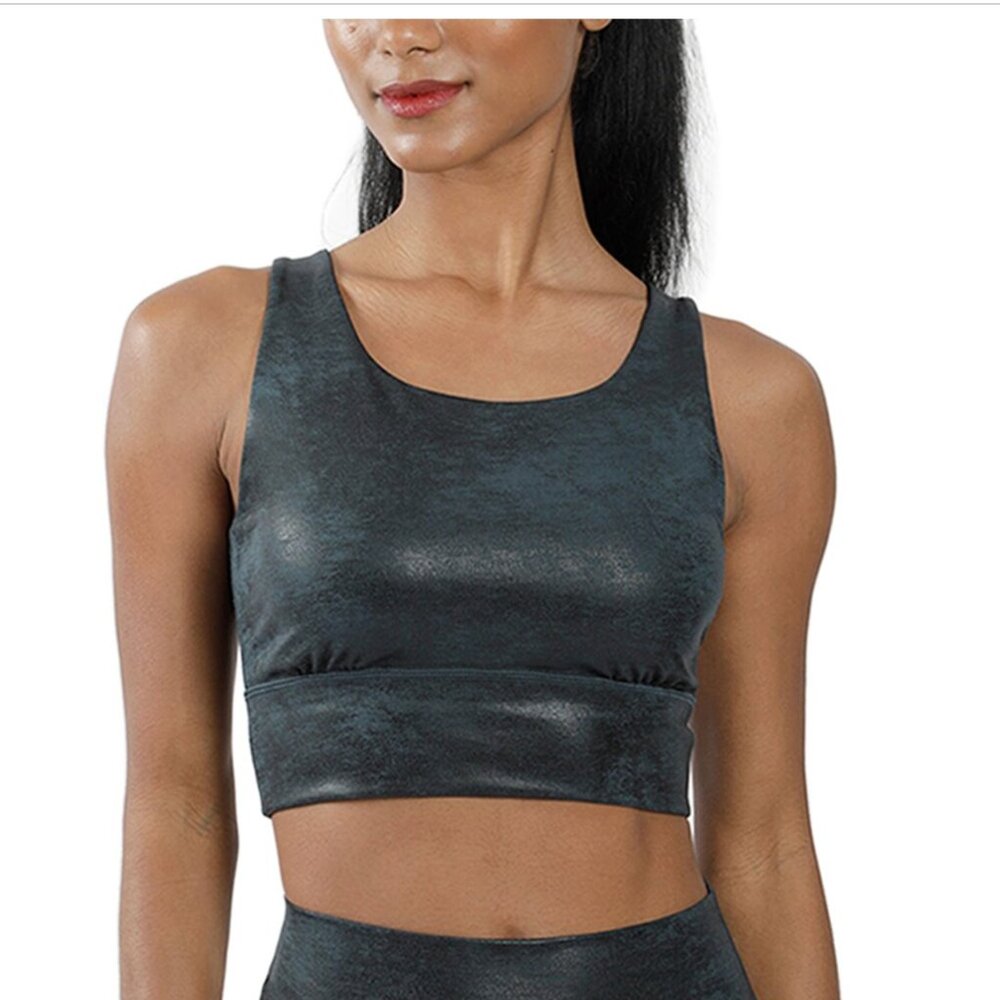 90 Degree by Reflex Yogalicious womens Emily Lux Bra, XS NWT